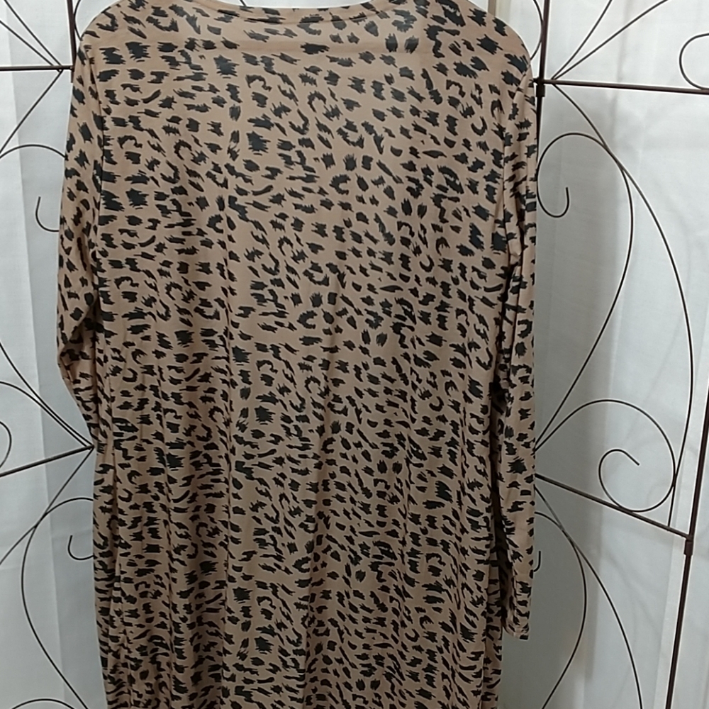 ✨HP✨ Knee Length Leopard Print Cardigan - Picture 8 of 8